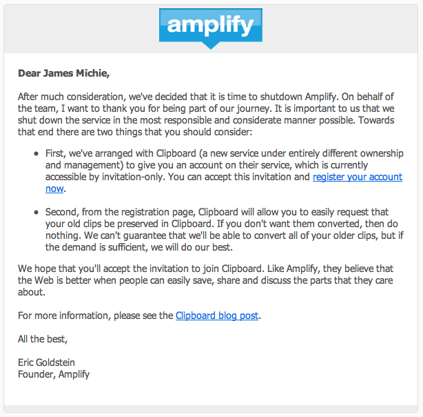 Amplify Closure