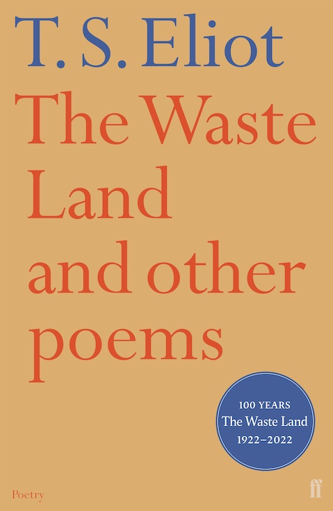 Book cover of The Waste Land by T. S. Eliot.